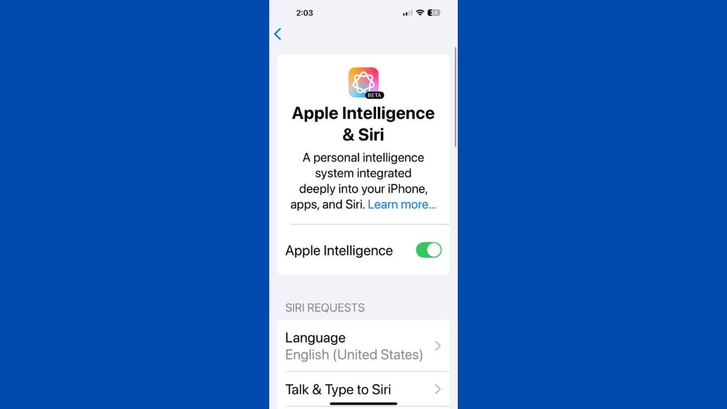 2 must turn off privacy settings on your iphone in ios 18.1 ai