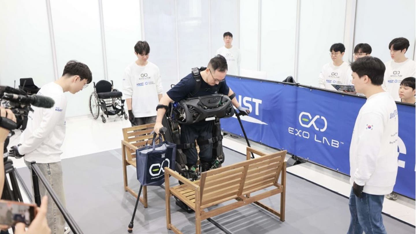 4 exoskeleton helps paralyzed people regain independence