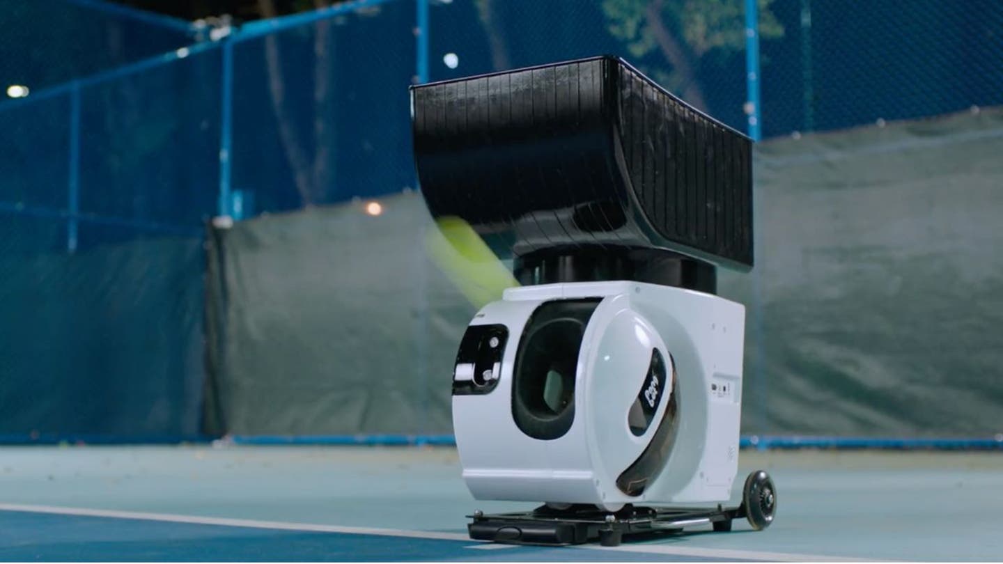 5 no tennis partner no problem with this ai robot