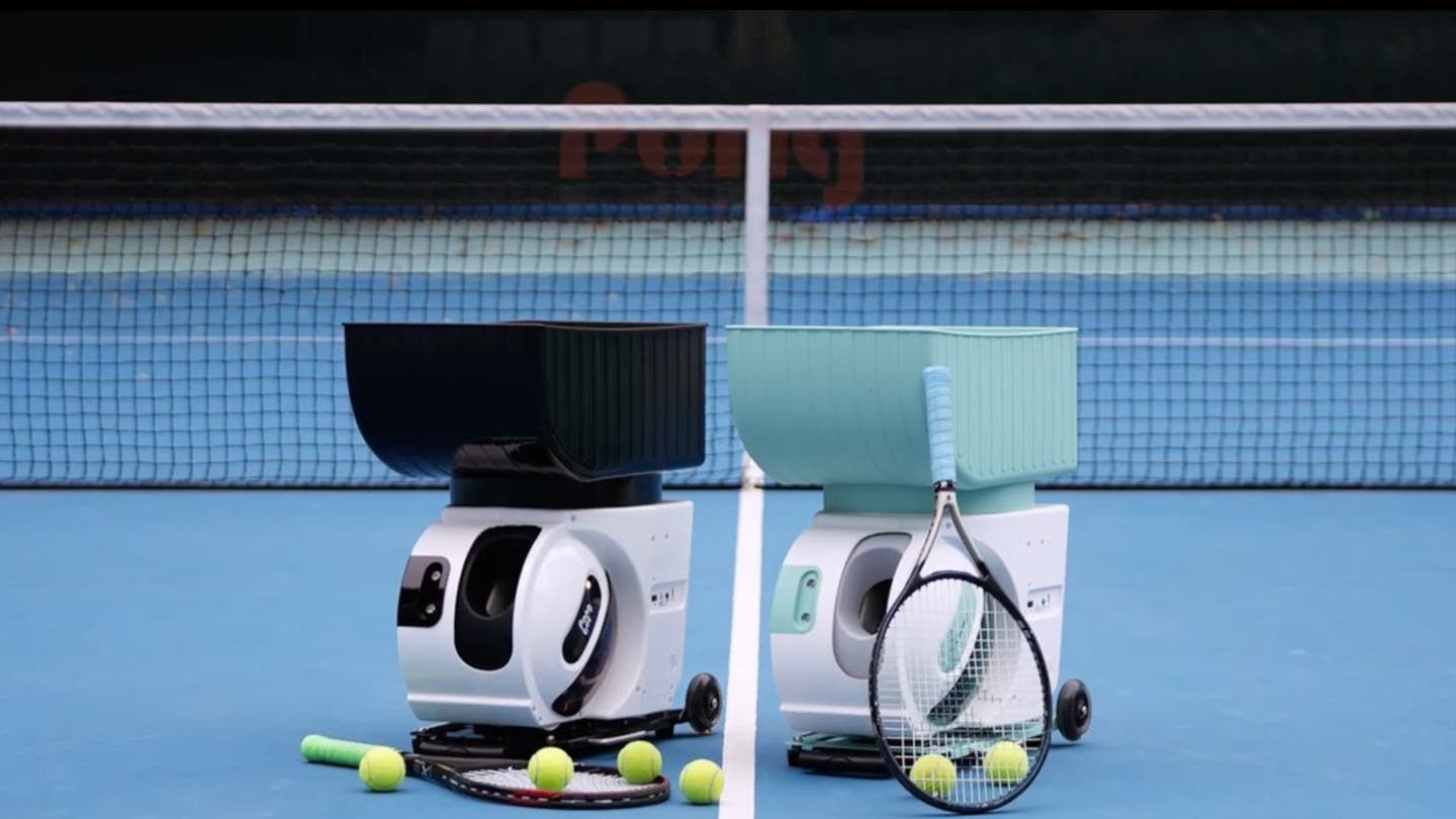 6 no tennis partner no problem with this ai robot