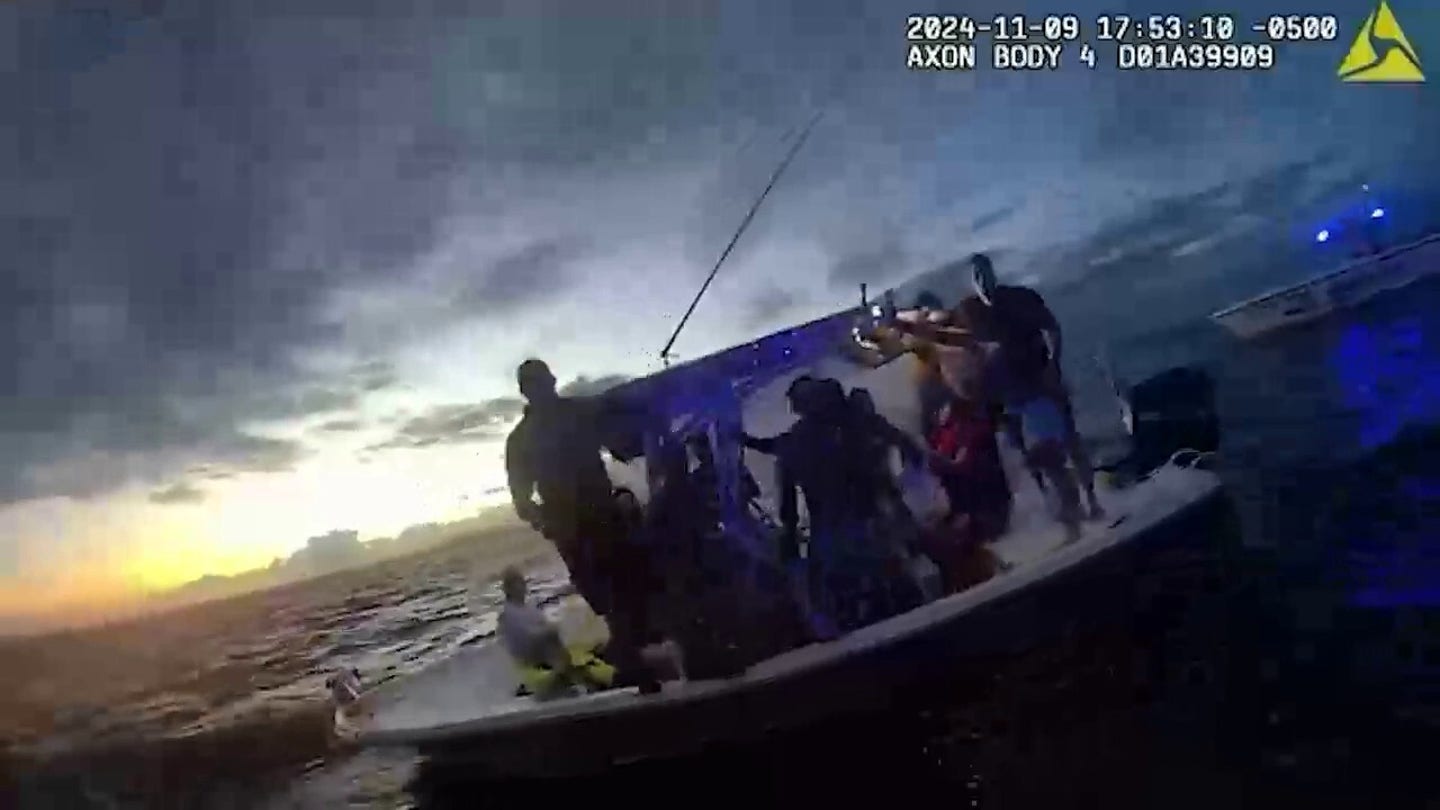 Florida Law Enforcement Rescues Over a Dozen after Boat Damage