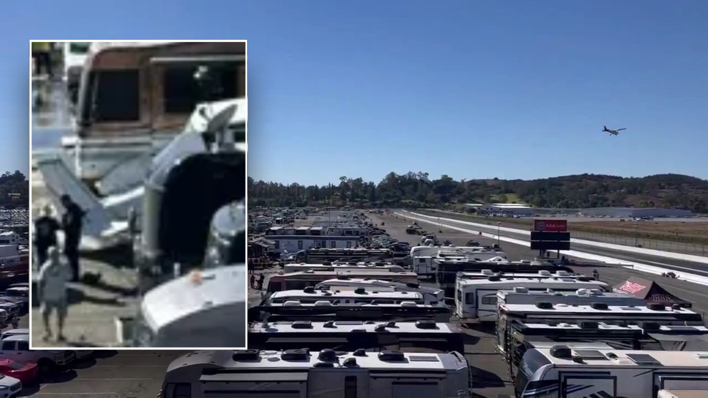 Plane Crash at Pomona Dragstrip