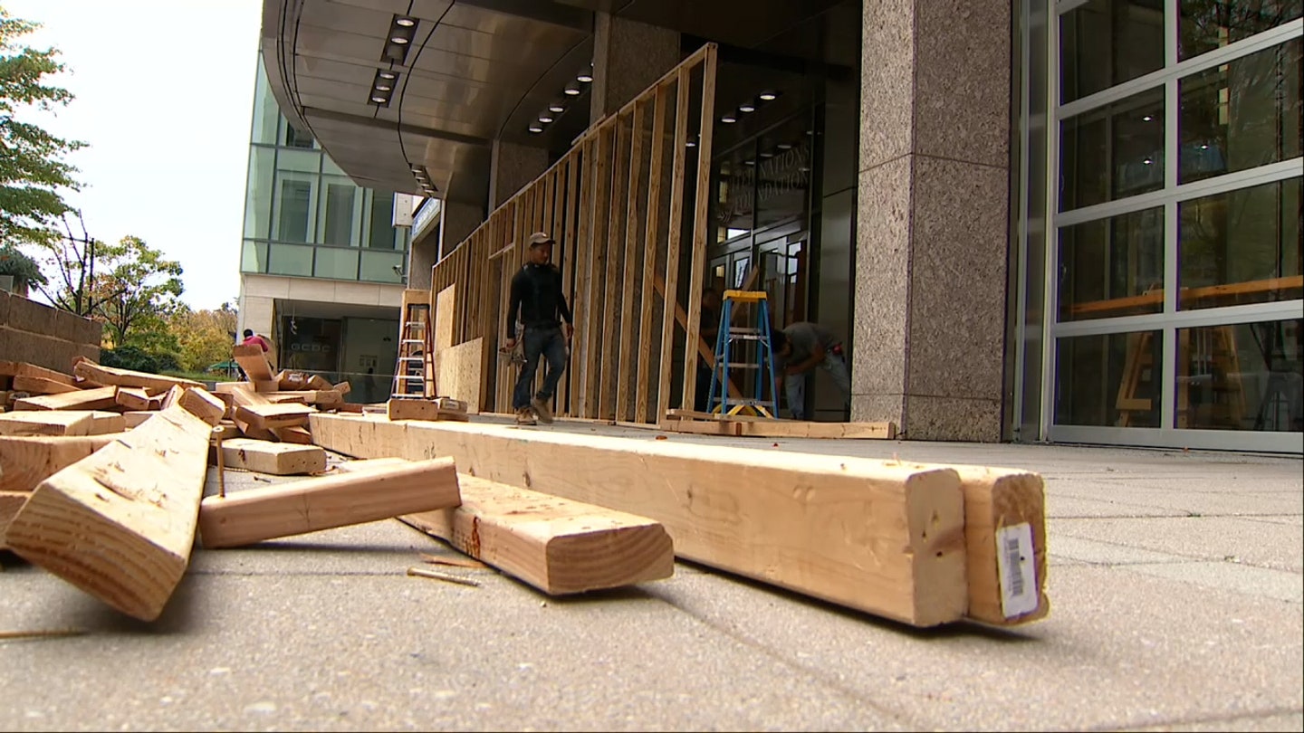 Washington, D.C. Businesses Brace for Post-Election Unrest with Boarded-Up Windows