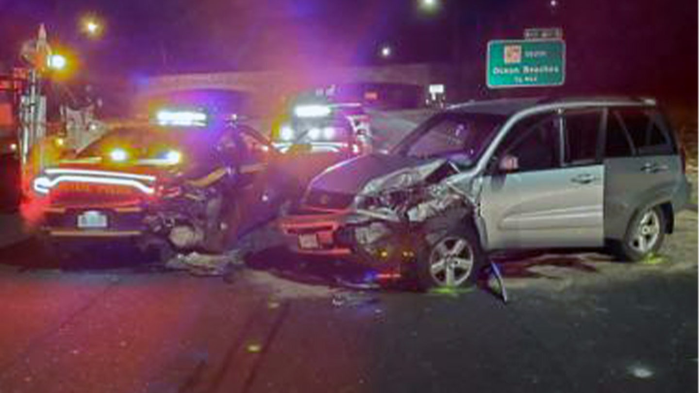 NYPD Officer’s Car Hit by Suspect Fleeing Traffic Stop