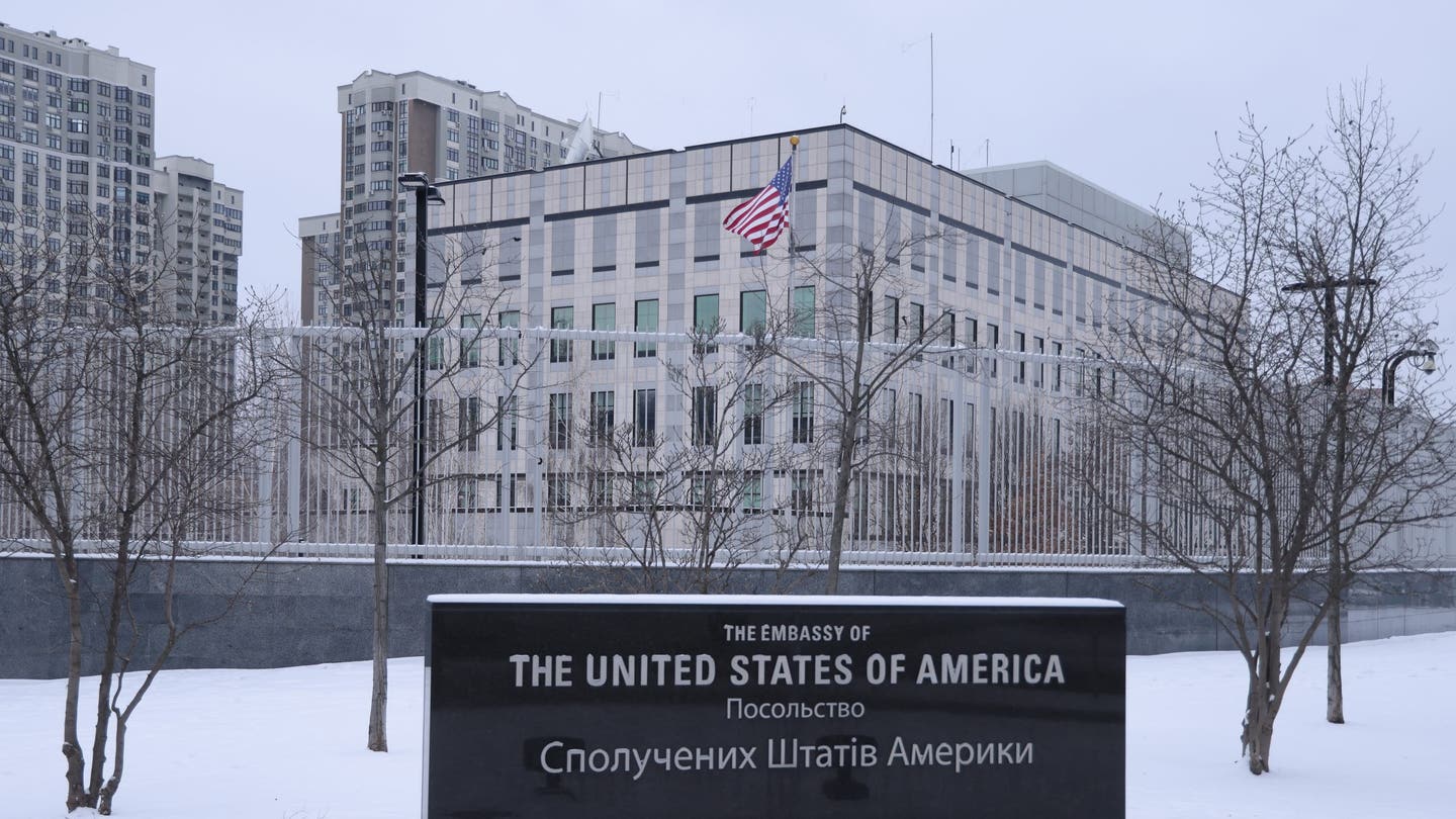 U.S. Embassy Closes in Kyiv Amid Fears of Imminent Russian Air Attack