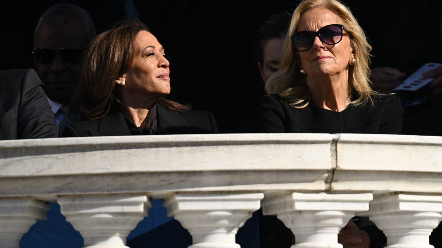 Jill Biden's Icy Reception for Kamala Harris Draws Attention