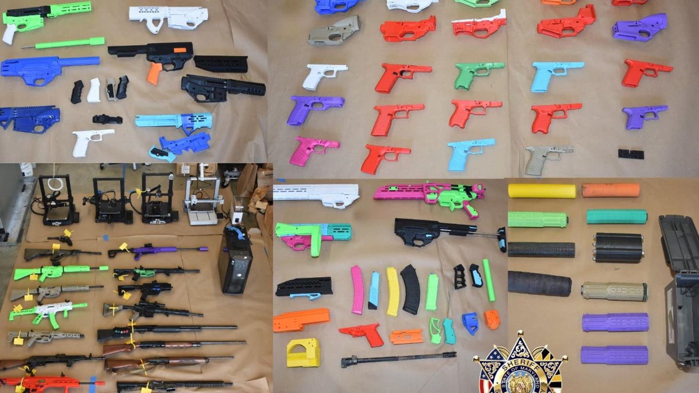 Maryland Manhunt Launched for Suspect with Massive Illegal Firearms Stash