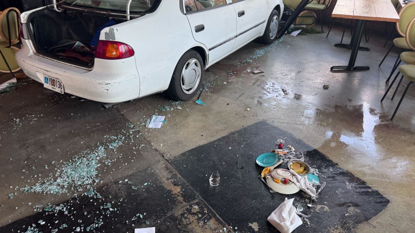 Drive-Thru Disaster: Car Crashes into Georgia Restaurant During Brunch