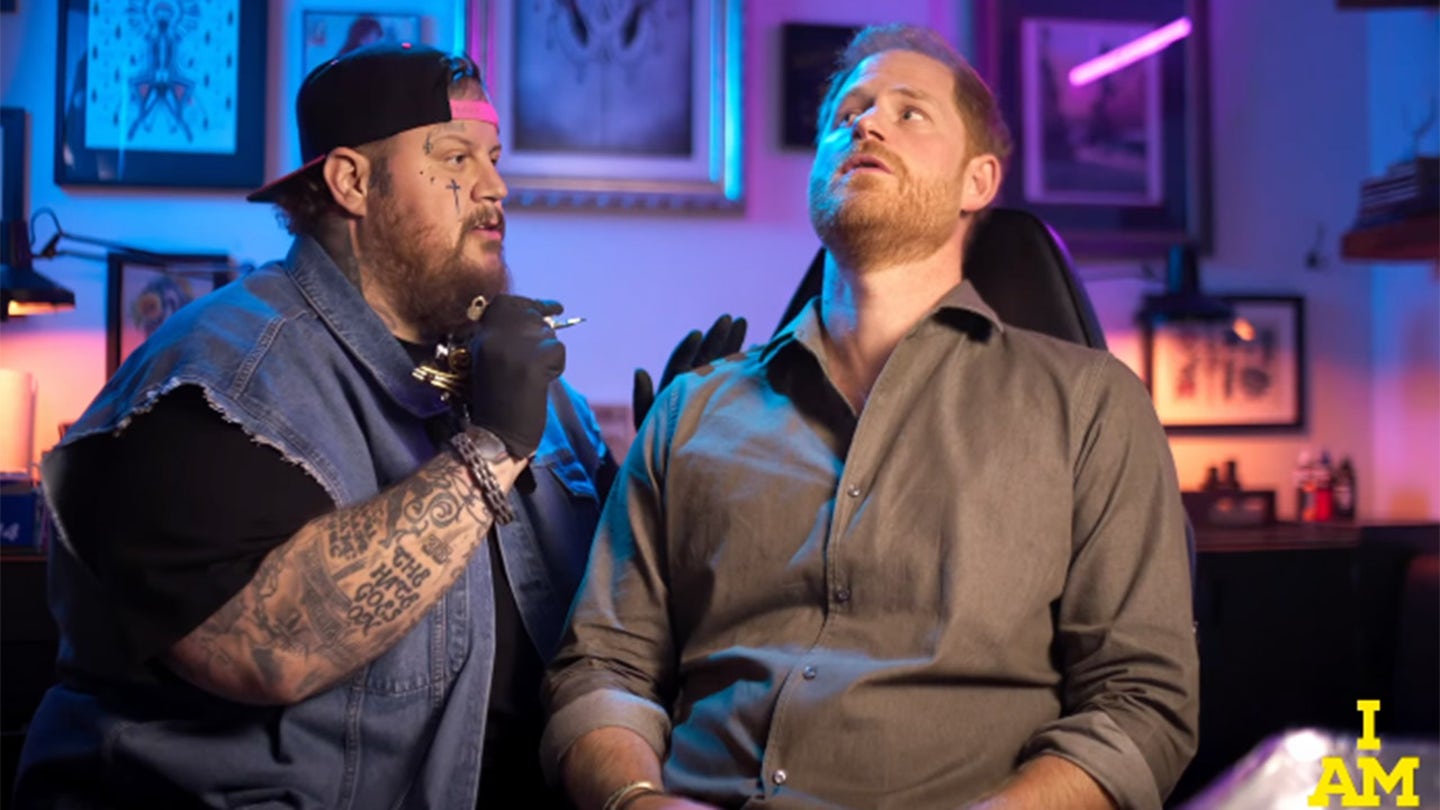 Jelly Roll's Encounter with Prince Harry: A Tattoo, a Laugh, and Inspiration for Veterans