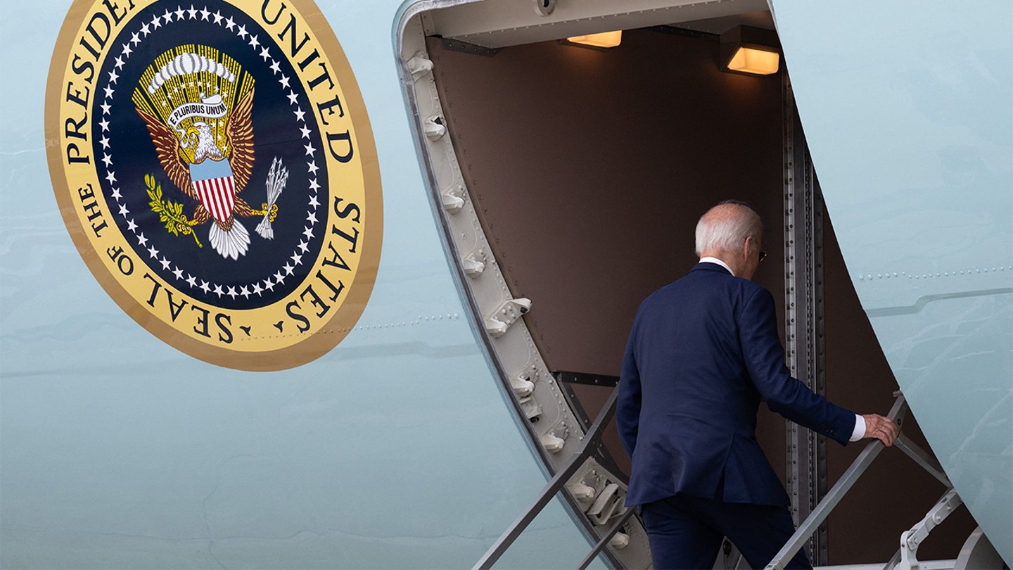 joe biden departs brazil air force one