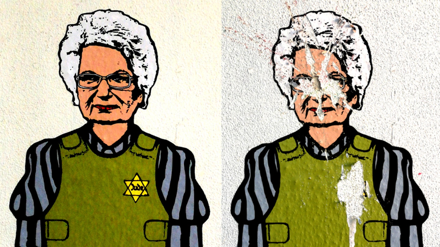 Hateful Antisemitism Defaces Holocaust Survivor Mural