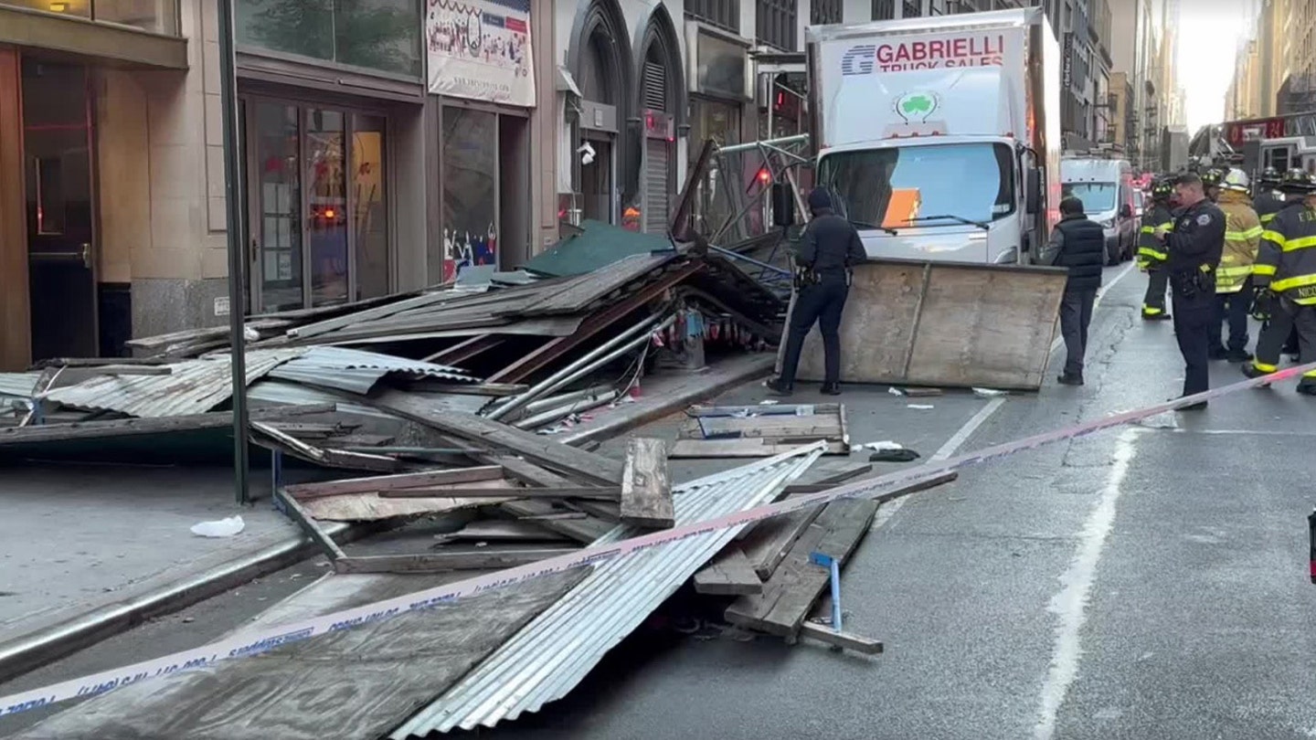 Scaffolding Collapse in NYC Injures Three, One Critical