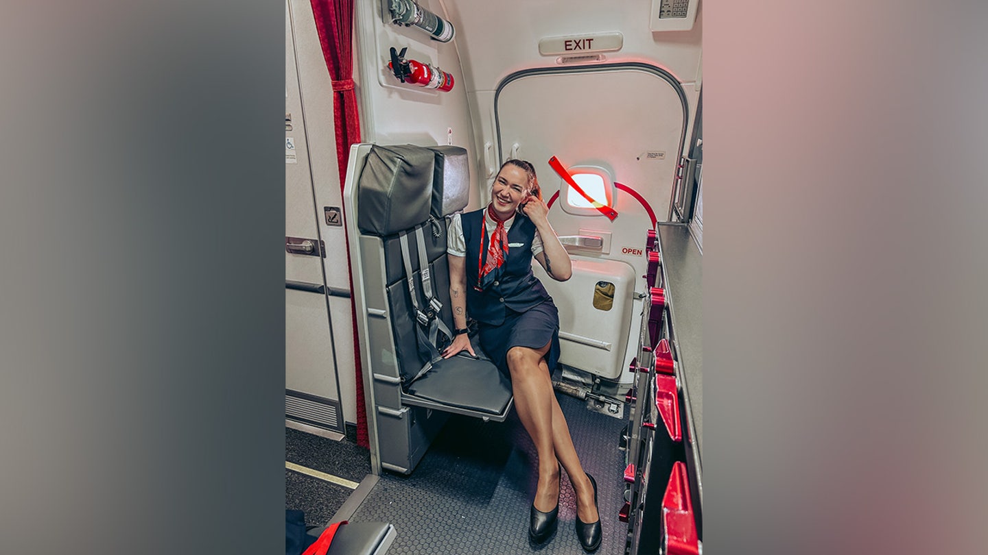 Flight attendant’s viral video reveals pilots touchdown in heavy rainstorm