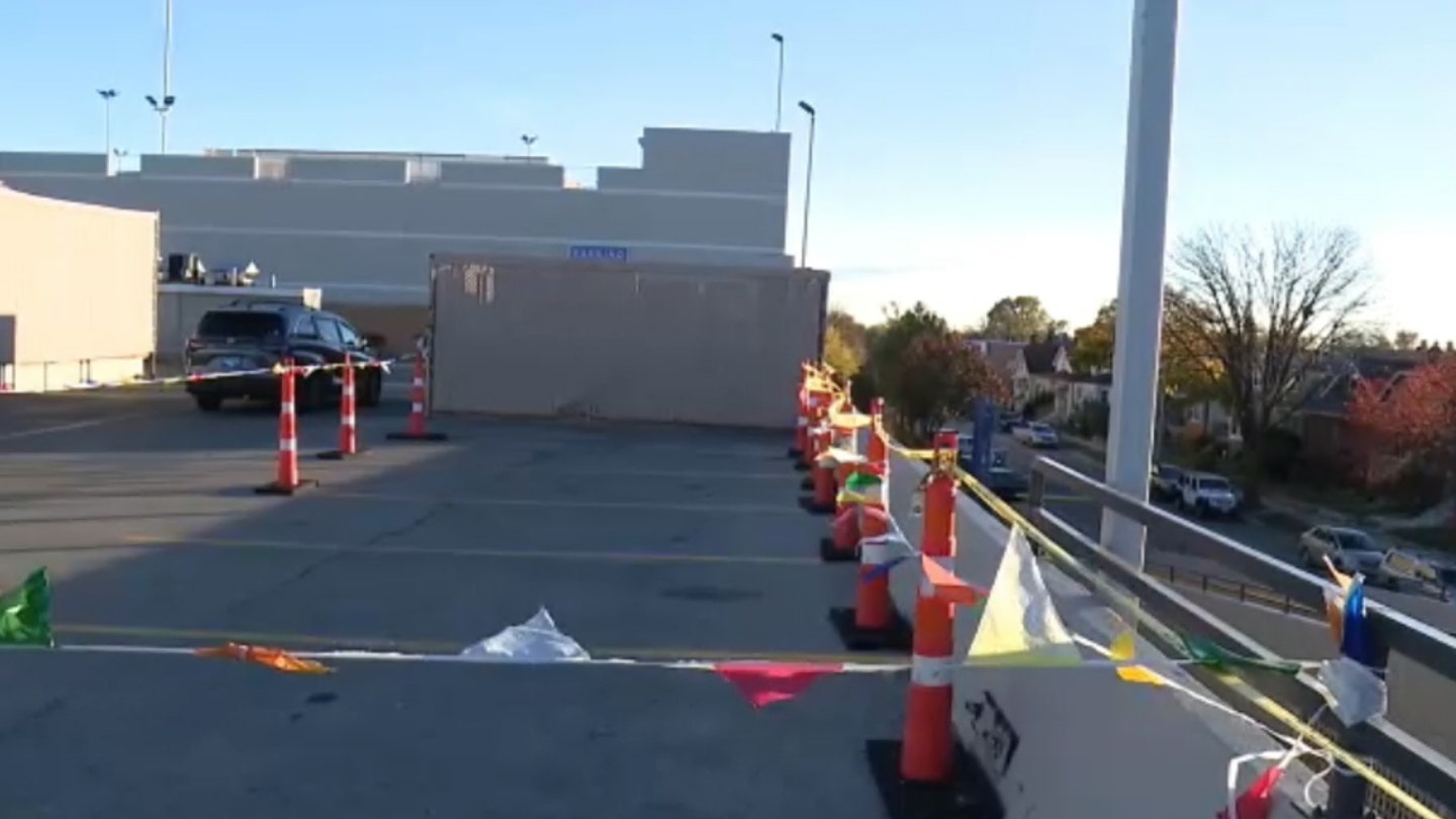 Driver Miraculously Survives Plunge Off Mall Parking Deck