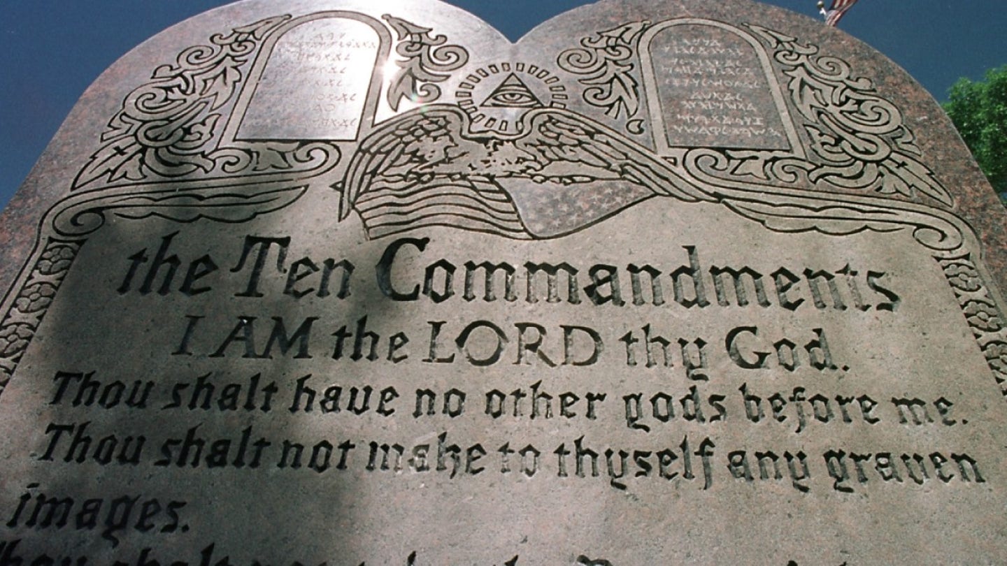 The Ten Commandments: A Cornerstone of American Values