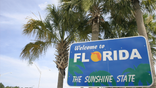 Florida welcome sign.