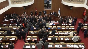 CAUGHT ON CAMERA: Turkish leaders brawl at council meeting over the cost of Republic Day - Fox News