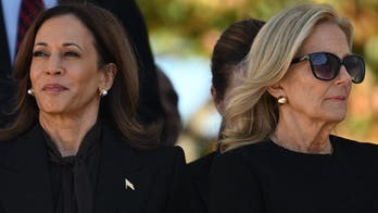 Jill Biden's apparent cold shoulder for Kamala Harris ignites social media