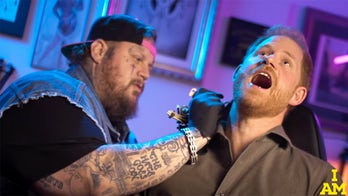 Jelly Roll gives Prince Harry neck tattoo as royal jokes he should have gotten it on his a--