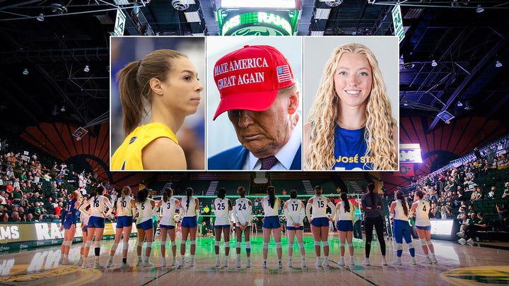 Women's volleyball co-captain opens up about lawsuit over transgender player