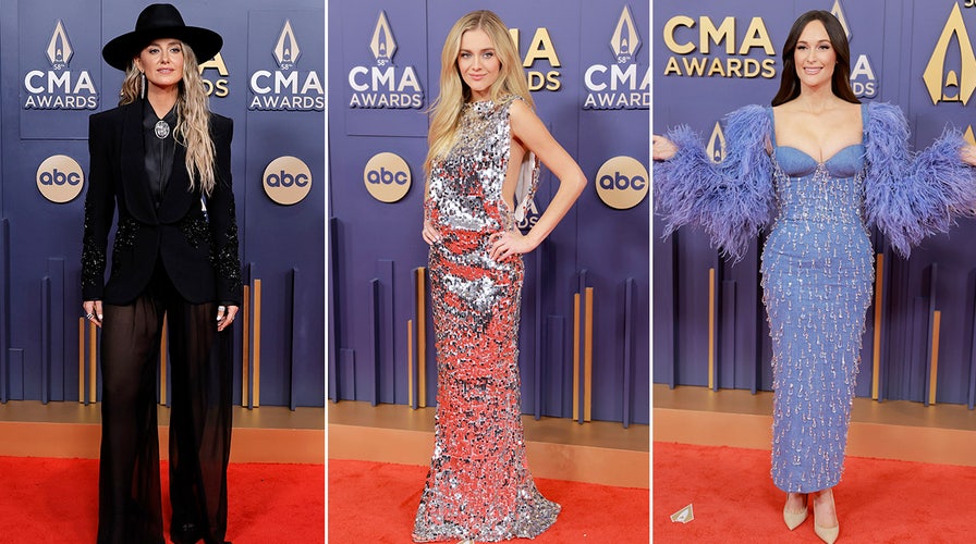 Kelsea Ballerini walked the red carpet at the 2024 CMA Awards with boyfriend Chase Stokes