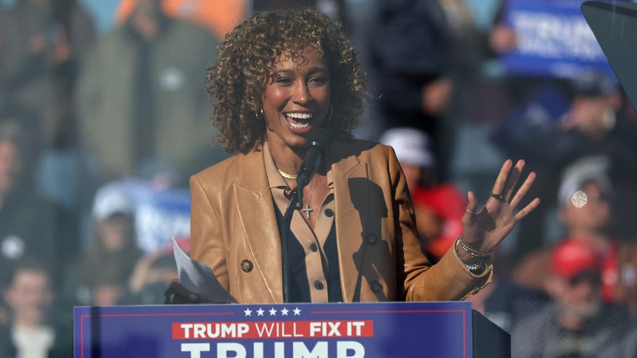 Sage Steele at Trump rally