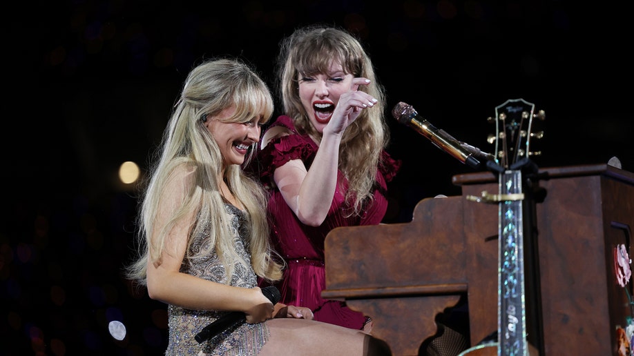 Sabrina Carpenter on tour with Taylor Swift