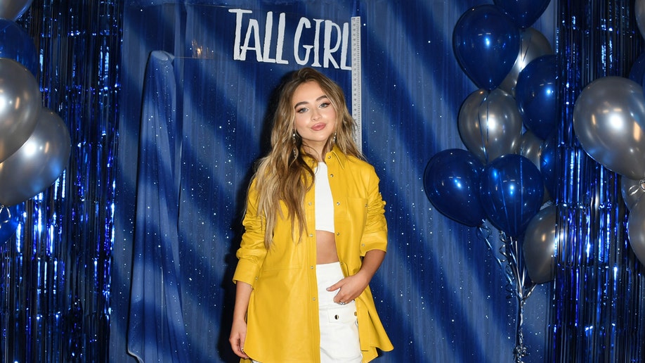 Sabrina Carpenter at the premiere of "Tall Girl" 