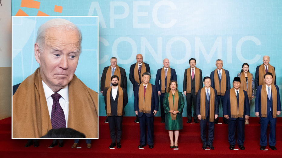 Biden awkwardly stands in back of APEC photo with China’s Xi Jinping front and center