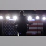 Republican presidential nominee, former President Donald Trump holds a campaign rally at the Santander Arena in Reading, Pennsylvania