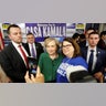 Former U.S. Secretary of State Hillary Clinton makes a campaign stop in Tampa