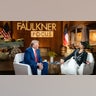 Republican presidential nominee and former President Donald Trump visits Fox News broadcaster Harris Faulkner for a townhall