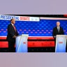 President Joe Biden and former President and Republican presidential candidate Donald Trump participate in the first presidential debate