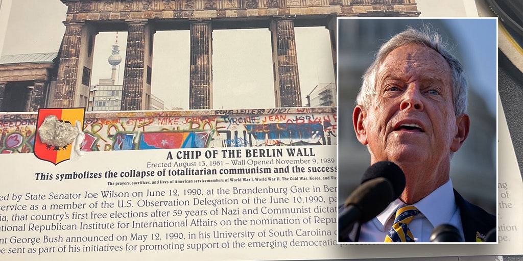 Joe Wilson gifts 'chip of the Berlin Wall' to GOP lawmakers in bid for top committee spot