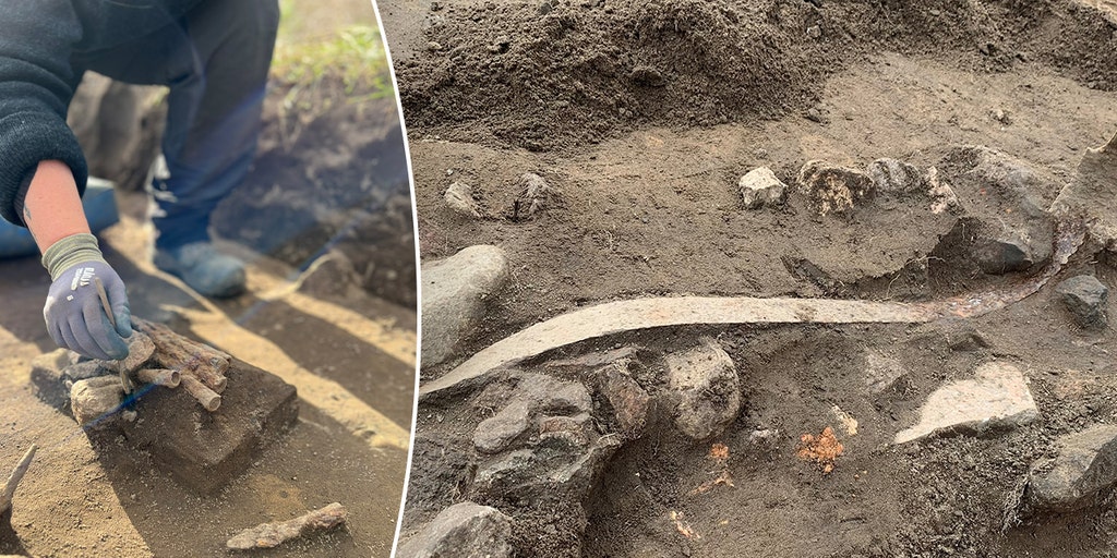 Archaeologists in Denmark discover over 100 weapons from the Iron Age during excavations