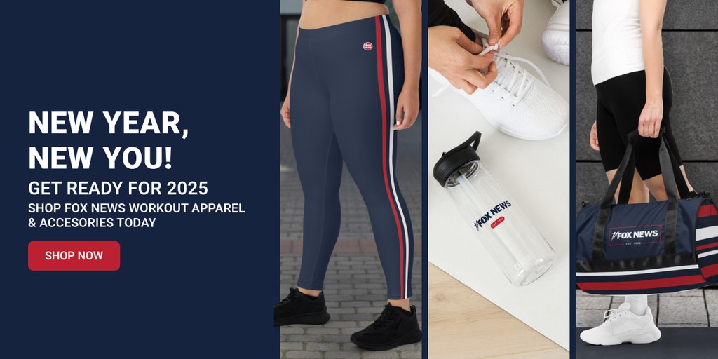 Stay on top of your fitness resolutions in stylish Fox News Shop gear