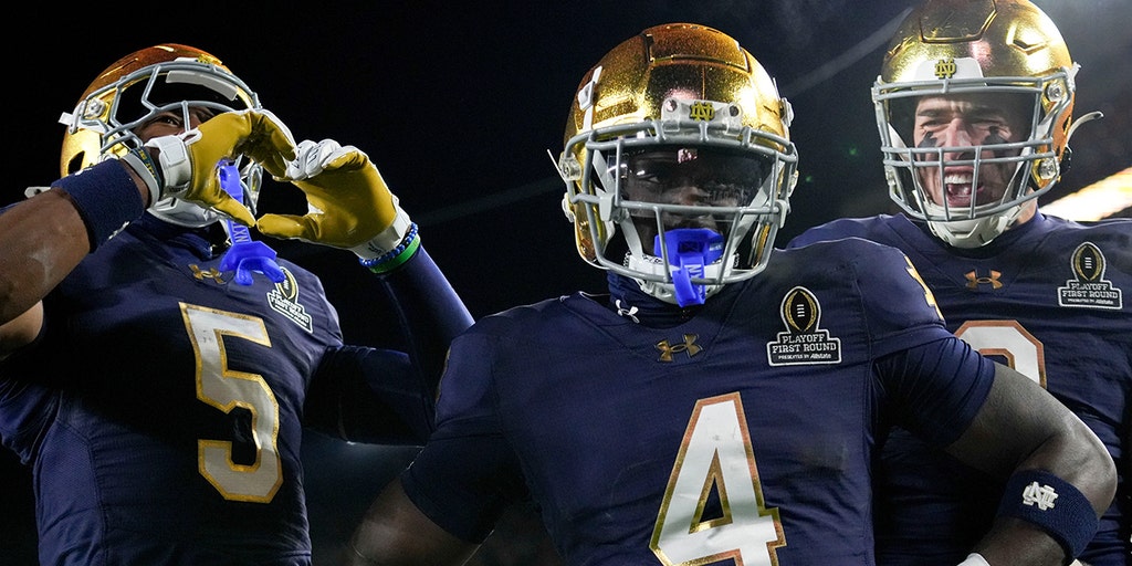 Notre Dame routs Indiana in College Football Playoff to set up Sugar Bowl date with Georgia
