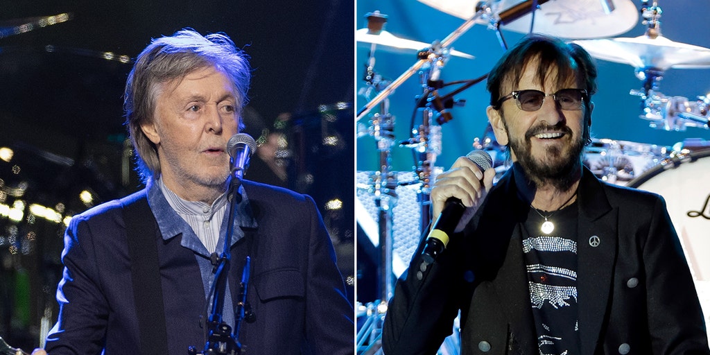 Paul McCartney se reúne com Ringo Starr durante o show final de sua turnê Got Back. - slot