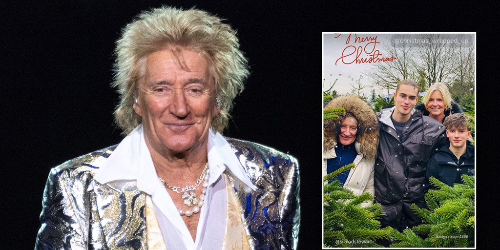 Rod Stewart visto em rara foto de família após anunciar turnê de despedida - slot