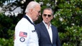 FILE - President Joe Biden, wearing a Team USA jacket and walking with his son Hunter Biden, heads toward Marine One on the South Lawn of the White House in Washington, July 26, 2024. - Fox News