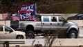 A vehicle caravan of supporters for U.S. President Donald Trump drive along the freeway near Encinitas, California, U.S., November 1, 2020.   REUTERS/Mike Blake - Fox News
