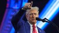 President-elect Donald Trump points at AmericaFest, Sunday, Dec. 22, 2024, in Phoenix. On Monday, Trump pledged to have the Justice Department pursue the death penalty following President Biden's move to commute death sentences for 37 inmates. - Fox News