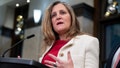 Minister of Finance and Deputy Prime Minister Chrystia Freeland delivers remarks on Parliament Hill in Ottawa, Ontario, Wednesday, Dec. 11, 2024. - Fox News