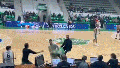 An anti-Israel agitator storms a basketball game in France, waving a Palestinian flag. - Fox News