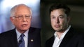 A side-by-side of Bernie Sanders and Elon Musk. - Fox News
