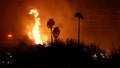 The Franklin Fire burns near a building on December 10, 2024 on Malibu, California. The wildfire has scorched 1,800 acres near Pepperdine University prompting evacuations along the coast amid high winds with some structures destroyed. - Fox News