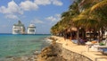 Cozumel, Mexico - April 16, 2013: Cruise Ships Mariner of the Seas and Jewel of the Seas docked at Cozumel, Mexico, which is off the eastern coast of Mexico's Yucat&aacute;n Peninsula, and is an island in the Caribbean Sea; visitors can be seen everywhere - Fox News