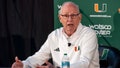 Miami head coach Jim Larranaga speaks to the media during a news conference announcing his retirement at the Watsco Center on Thursday, Dec. 26, 2024, in Coral Gables, Florida. - Fox News