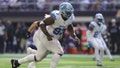 Detroit Lions defensive end Josh Paschal (93) rushes during the NFL game between the Detroit Lions and the Minnesota Vikings on October 20, 2024, at U.S. Bank Stadium in Minneapolis, MN. - Fox News
