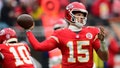 Kansas City Chiefs quarterback Patrick Mahomes (15) throws a pass during the second half against the Cleveland Browns at Huntington Bank Field. - Fox News